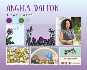 Angela Dalton mood board design