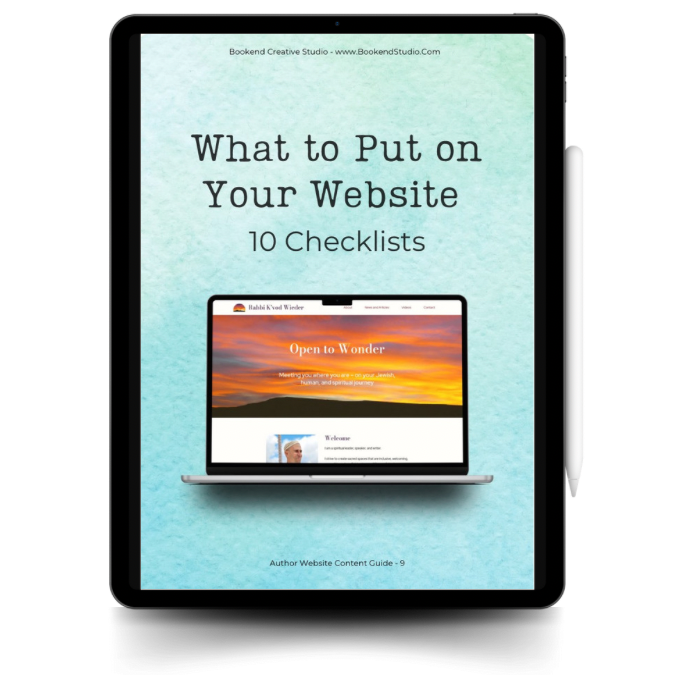 What to put on your author website