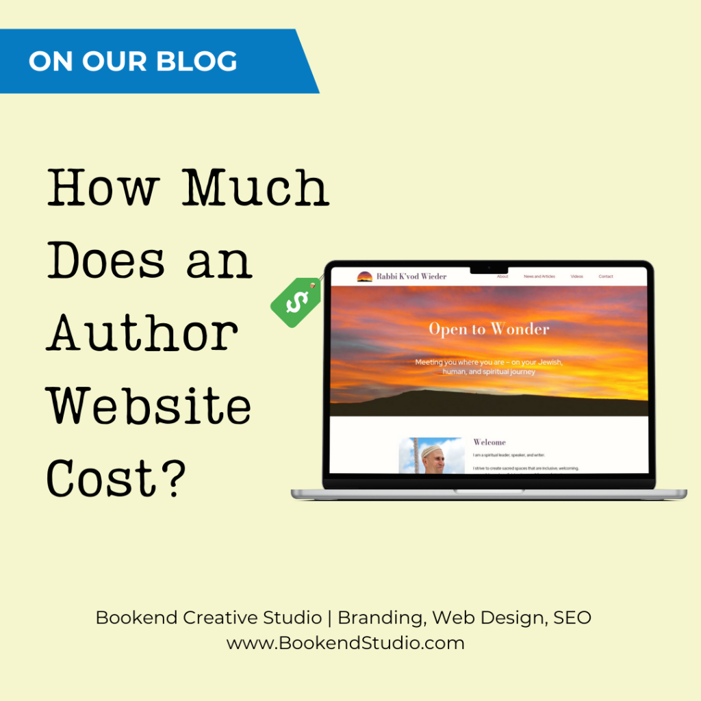 How Much Does An Author Website Cost?